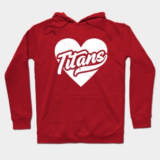 Vintage Titans School Spirit // High School Football Mascot // Go Titans Hoodie